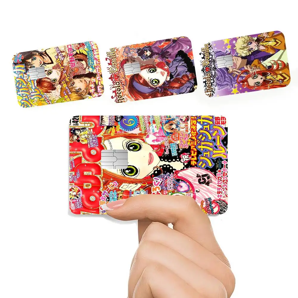 Anime Sugar Sugar Rune Diy Credit Debit Card Sticker Party Sticker Decoration Waterproof Small Chip Card Skin Sticker