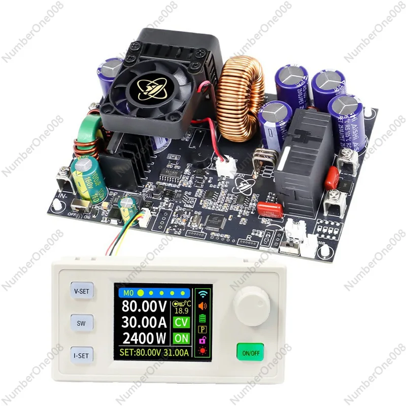 

Промышленный лабораторный блок питания XY8030S с ЧПУ, 80В 30А 2400Вт, регулируемый импульсный источник постоянного тока с постоянным напряжением и током