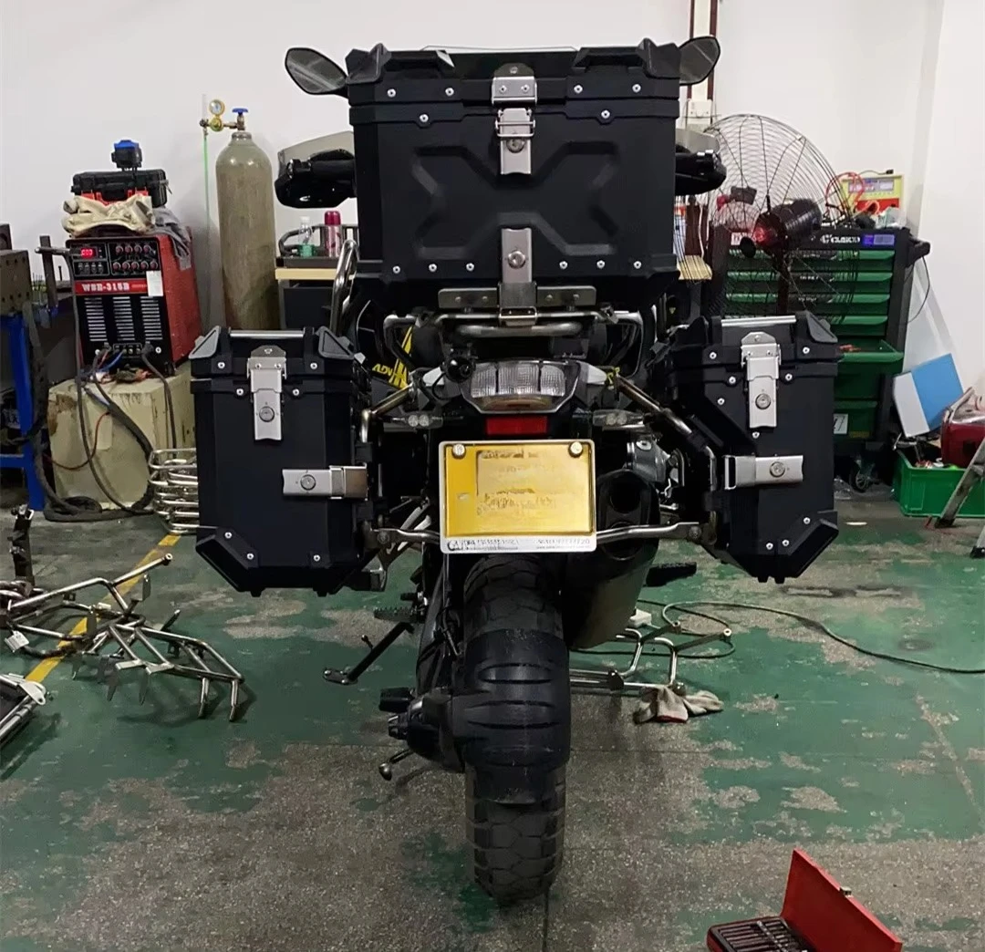 For  R1200,1250GS Motorcycle Aluminum Delivery Box Alloy 5052 Sid Box  Luggage Cases 46Liter