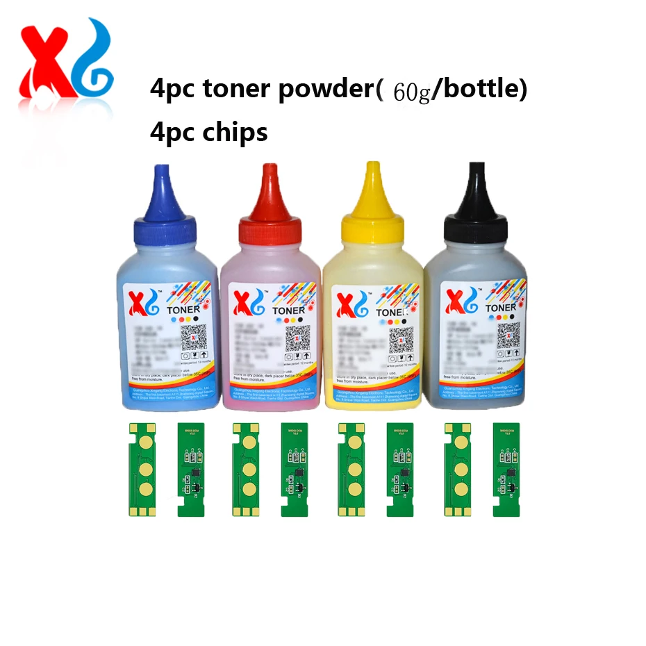 4X60G CLT-K404S CLT-404 CLT 404 Toner Powder for Samsung SL C430W C433W C482 C480 C480FN C480FW C480W C433W C483W Cartridge Chip