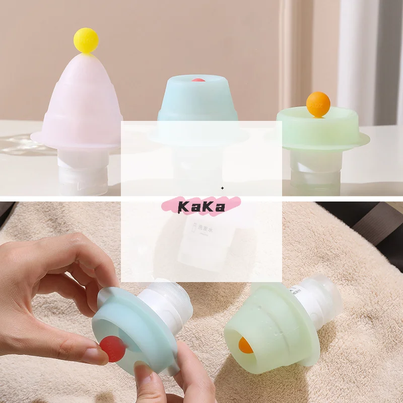 3Pcs/Set Refillable Bottle 60ml 90ml Soft Lotion Container Squeeze Tube Empty Bottle Portable Travel Shampoo Bottle