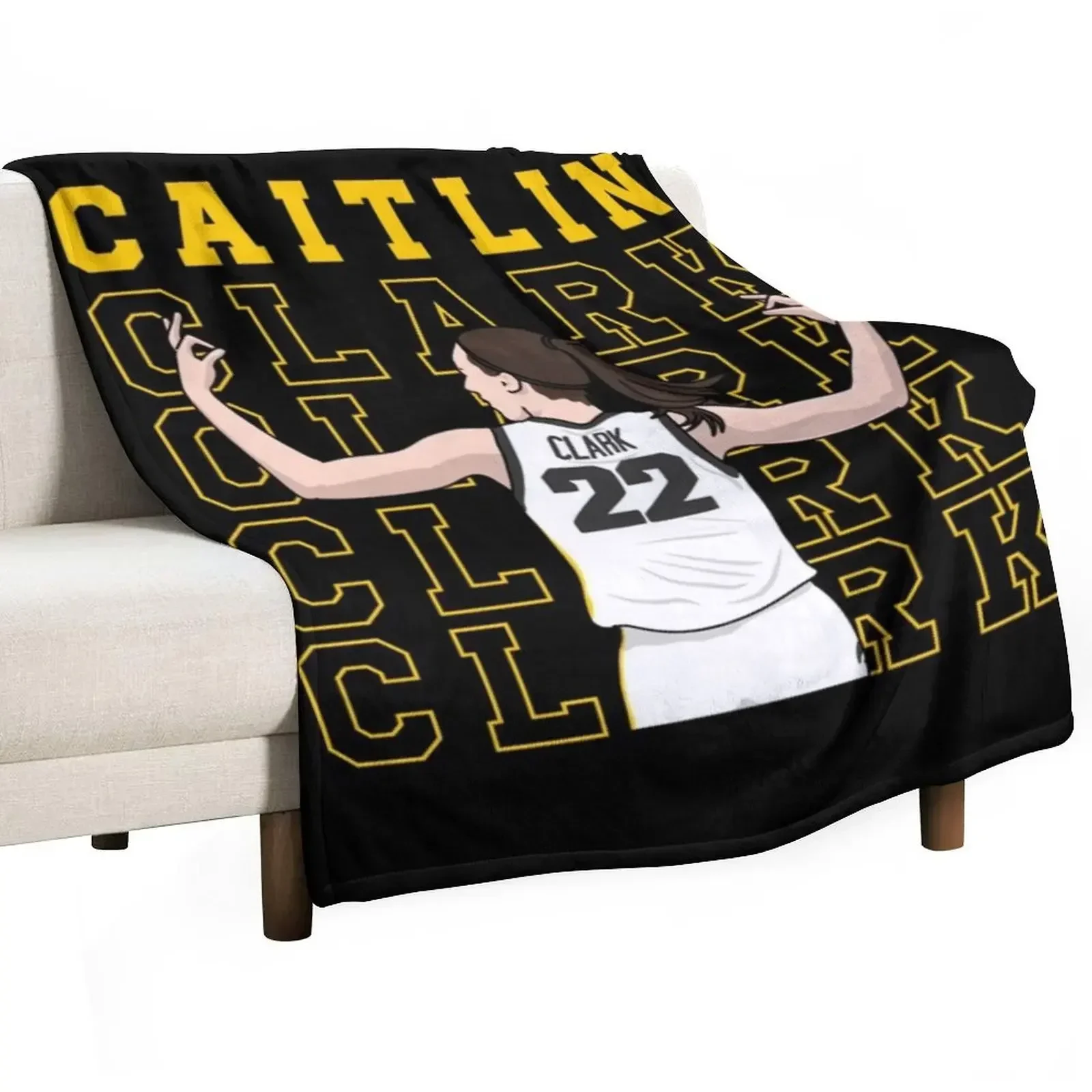 Clark and clark - Caitlin Clark Throw Blanket sofa bed Moving christmas gifts Blankets