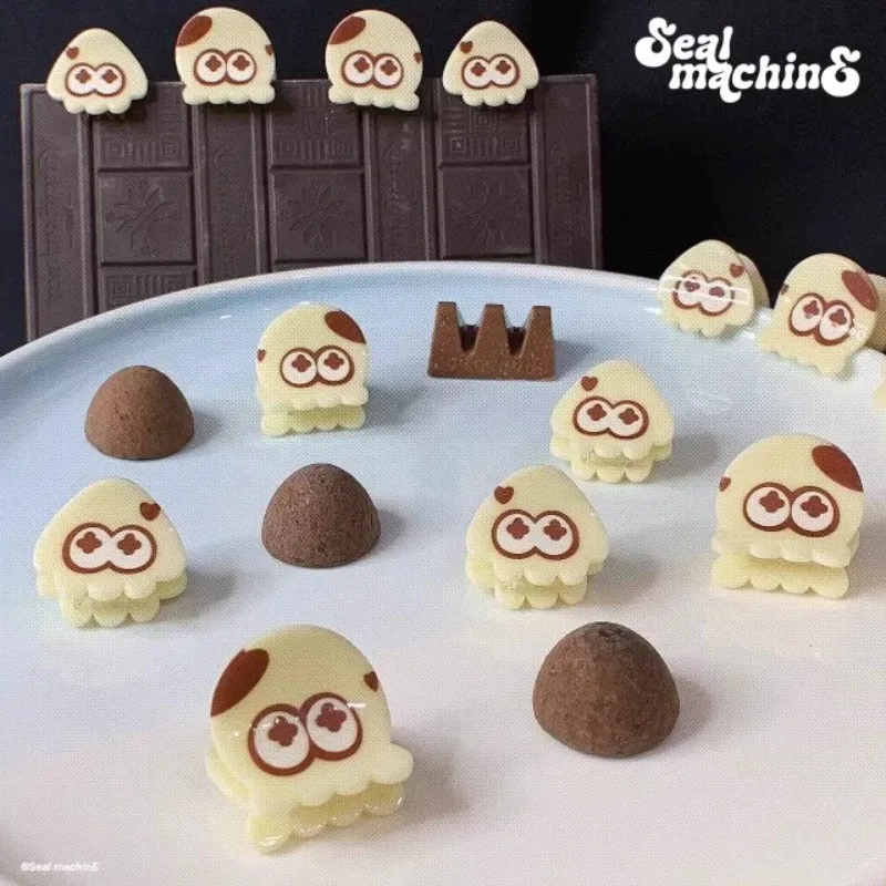 

Splatoon Women's Cute Octopus Hair Clips Cream Color Fashion Accessories, Best Gift for Kids