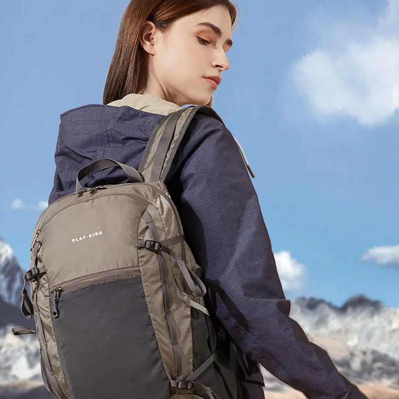 LOERSS-Mochila deportiva impermeable para hombre y mujer, bolsa profesional de gran capacidad, Plegable, portátil, Unisex