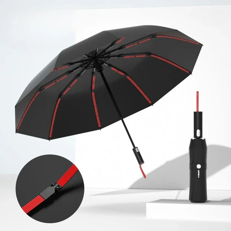 

Ветрозащитный автоматический зонт от дождя, виниловый солнцезащитный крем, солнцезащитный зонтик от солнца UPF50+, компактные складные зонты для мужчин и женщин