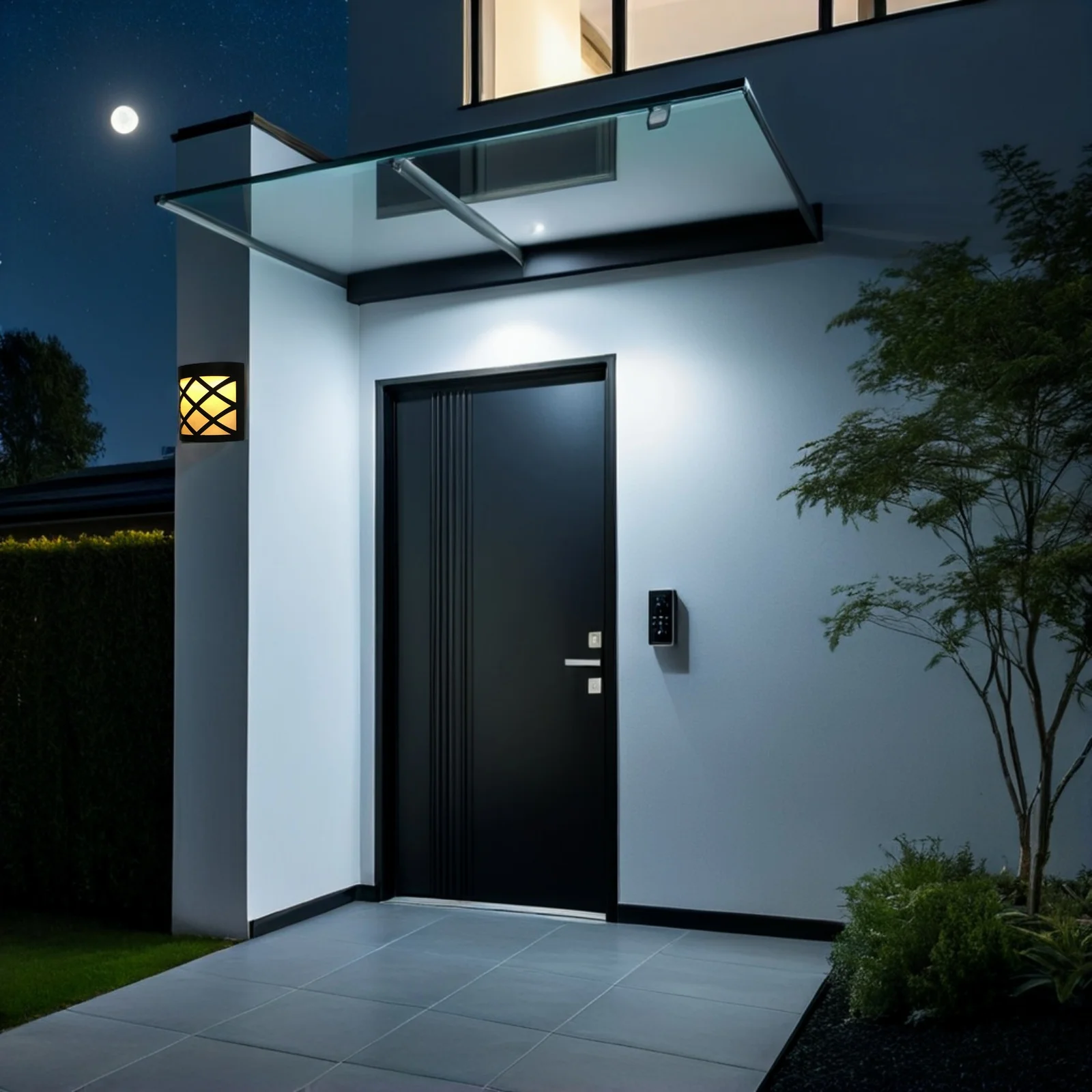 

6Pcs Solar Wall Lights Outdoor Waterproof LED Semi Circle Solar Garden Lights High Brightness Auto on Off for Patio Yard Pathway