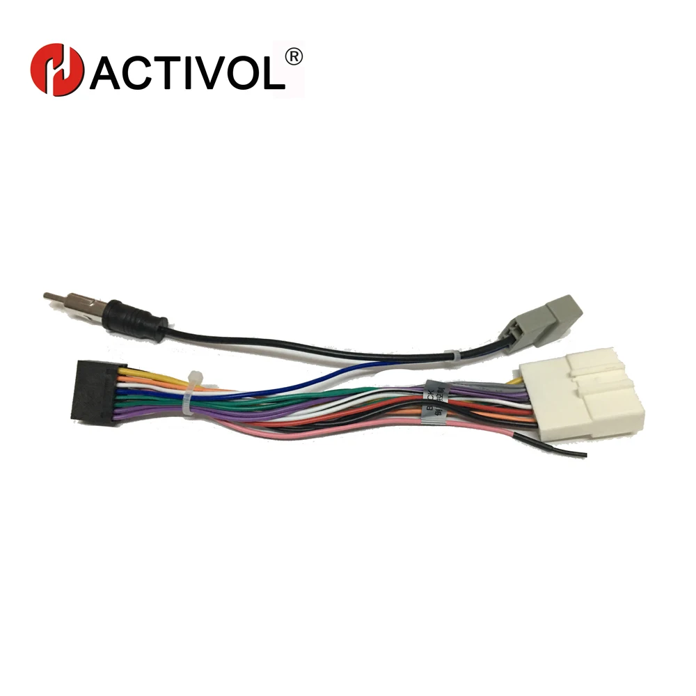 

Car Radio Stereo Female ISO Plug Power Adapter Wiring Harness Special for Nissan Tiida ISO harness power cable