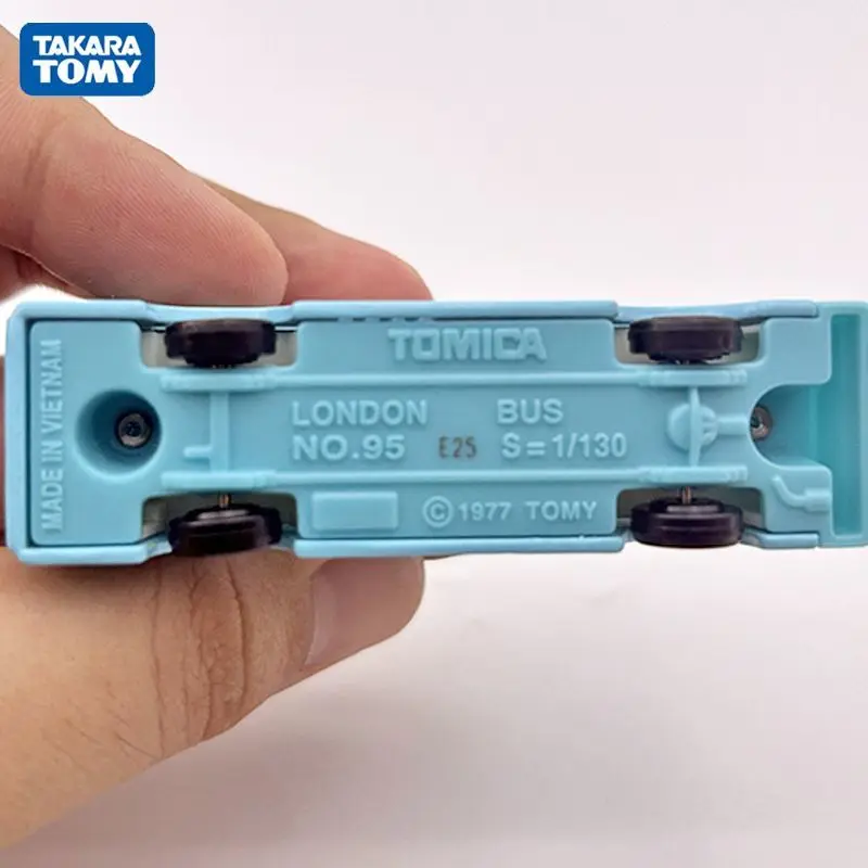 TAKARA TOMY No.90 LONDON BUS Auto Giocattoli in lega Veicolo a motore Pressofuso in metallo Modello Regalo per bambini Giocattoli per ragazzi