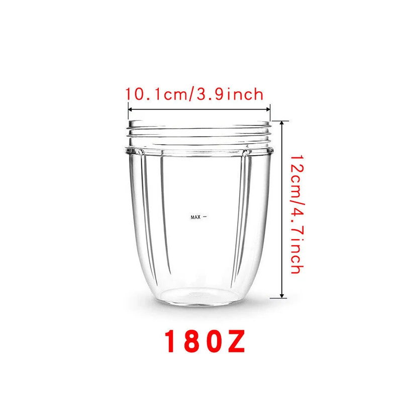 18/24/32OZ Juicer Replacement Cup Transparent Plastic Mug for Nutribullet 900w 600w Bullet Juicer Home Kitchen Supplies