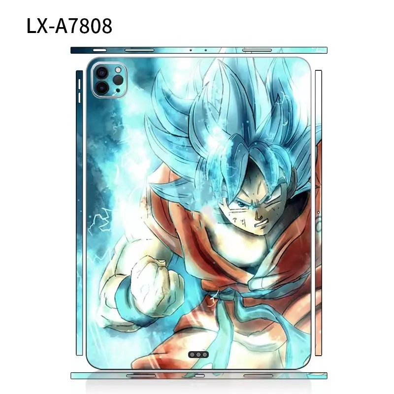 For iPad Pro 2021 2020 2022 12.9 11 Cases 3M Films Back Film Covers Lightning Decal Skin Protector Sticker for iPad mini6