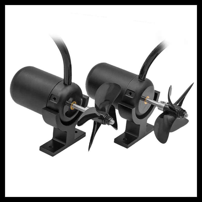 ROV Waterproof Thruster 2-4S (7.4-16.8V) Brushless Motor 20KG Thrust IP68 Submersible for Underwater Robot AUV