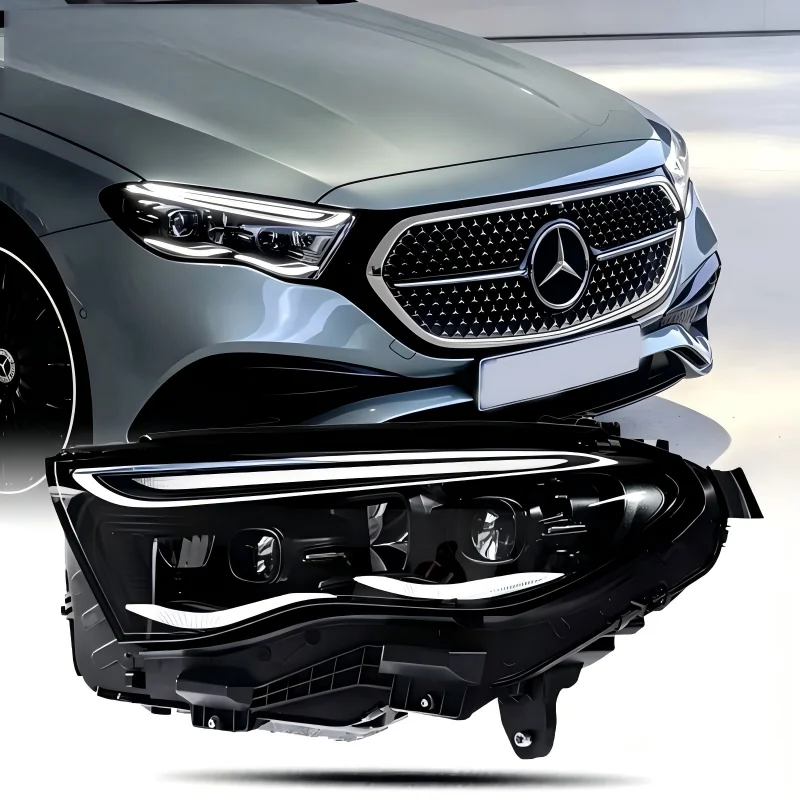 For 2024-2025 Original W214 LED Headlight E260 E260 4MATIC E300 Headlamp for Mercedes Benz E Class W214 Meteor Shower Headlights