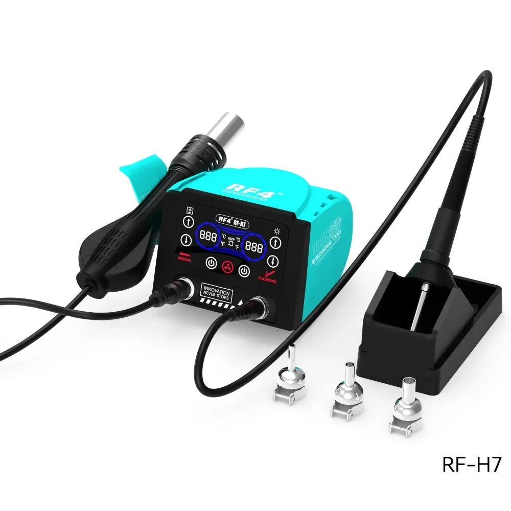 4 -H 7 Dual Station Soldering Station 500 W Hot Air Disassemb Soldering Station Mobile Phone BGA Motherboard Repair