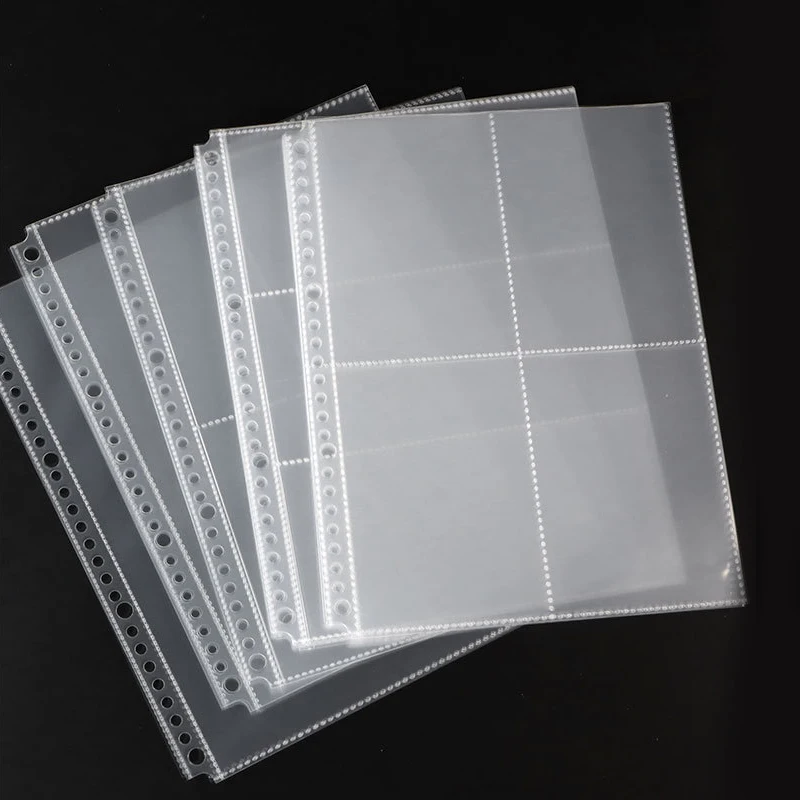 

Transparent Flipchart Holder B5 Inside Ticket Stubs Tickets Flipchart Organiser 26 Holes Small Card Flipchart Protective Sleeve