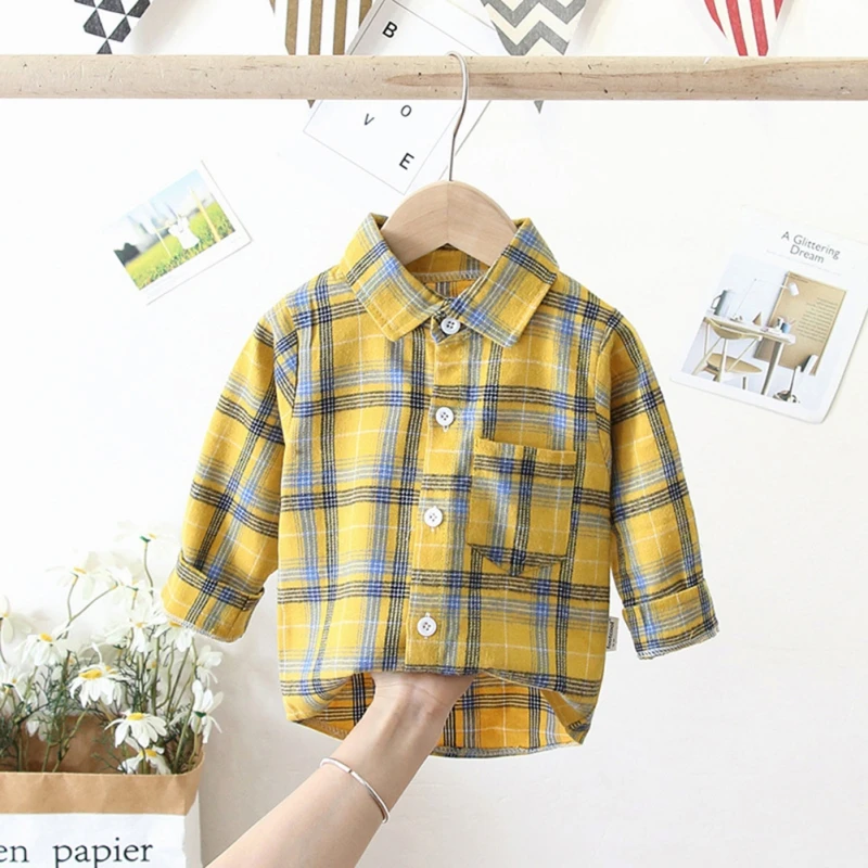 2-6Y Children\'s T-Shirts Cotton Kids Clothes Baby Boys Shirts Coat for Spring Autumn Girls Long-Sleeve Jacket Bottoming Clothing