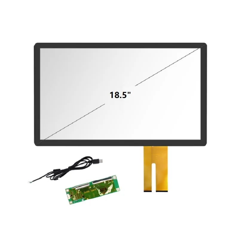 18.5 polegadas 457*277mm Multi Touch G + G Painel de tela de toque capacitiva digitalizadora com kit de controlador USB EETI