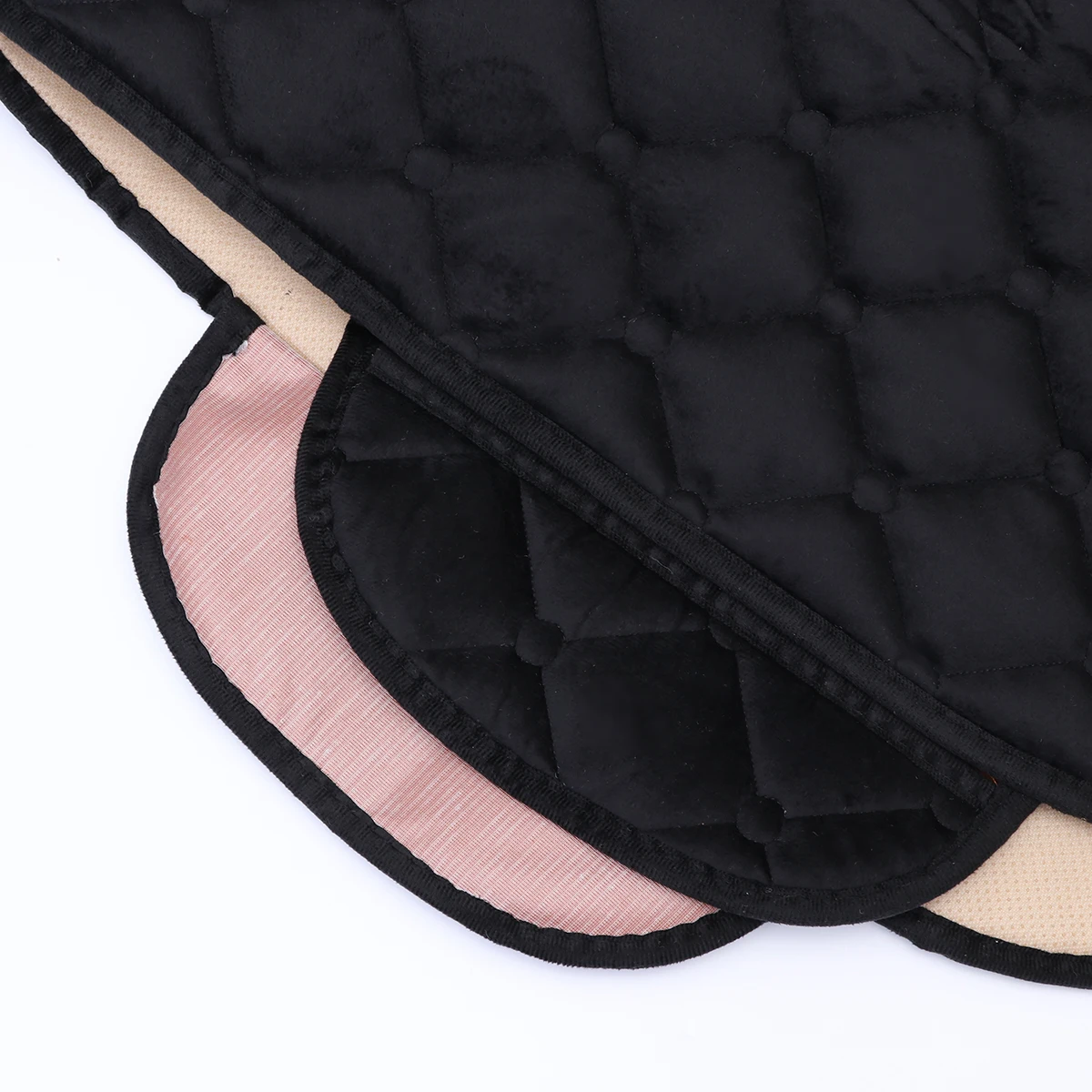 

Car Seat Protector Mat Back Rear Row Grid Seat Cushion Cover Breathable Comfort Car Seat Covers (Black)