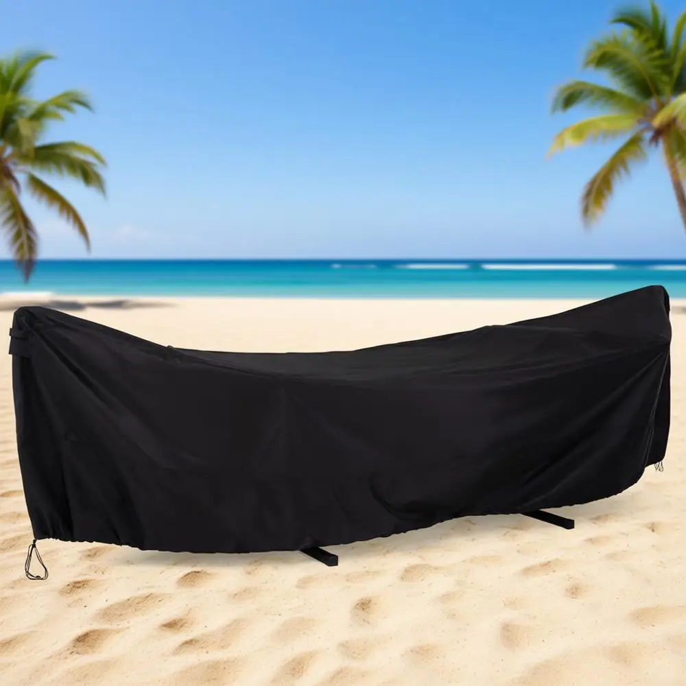 

Water-Resistant Polyester Hammock Cover for 11-12ft Stands, Black
