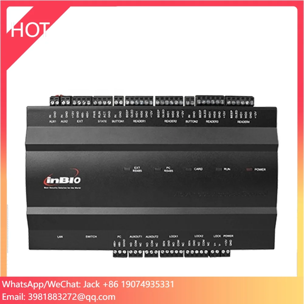 ZK Inbio 260 Smart Door Lock IP-based Biometric Fingerprint Multi Door Access Controller Panel Board Zkt Inbio260