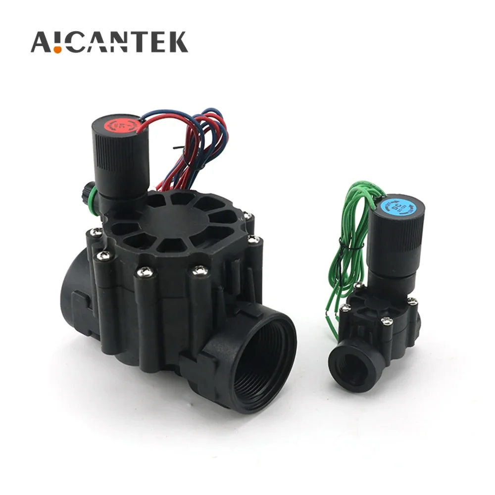 

DN15 DN20 DN25 1/2" 3/4" 1" Normally Closed Solenoid Valve AC220V DC12V Nylon Valve For Farm Garden Landscape Irrigation