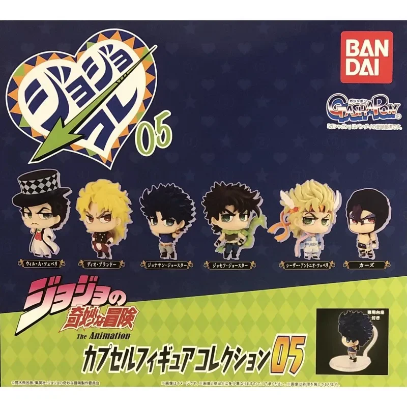 BANDAI Japan JoJo's Bizarre Adventure Gashapon Figure Anime Cute Capsule Toys Kawaii Figurine Gift