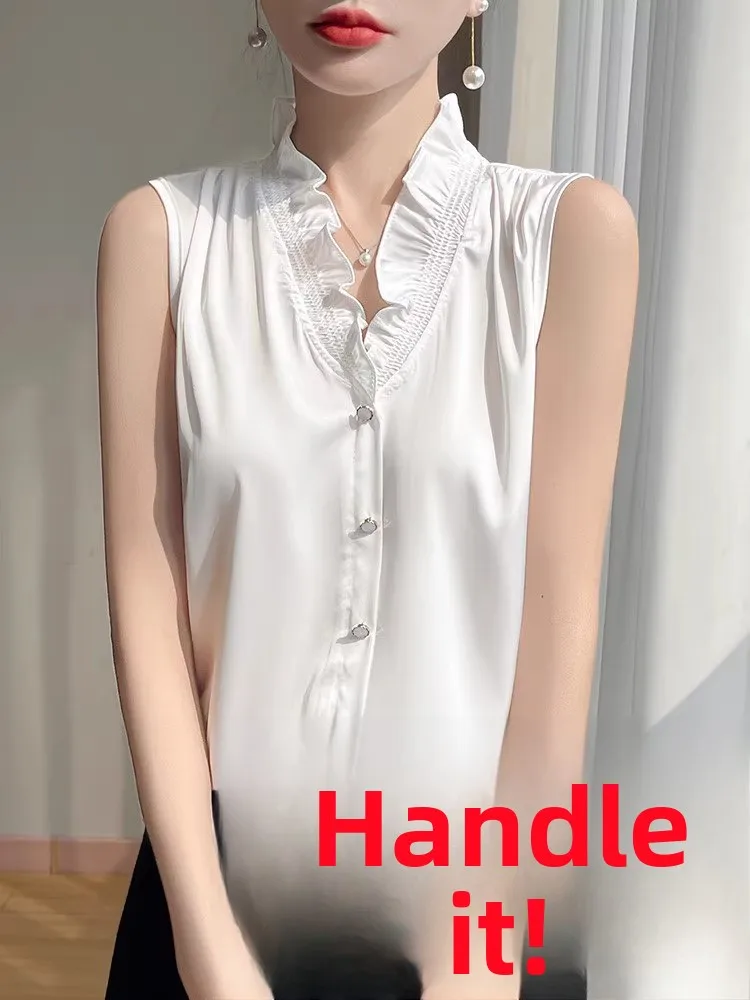 

Шелковый атласный женский топ с v-образным вырезом и базовым слоем irt Csole, модный летний наряд, повседневный шикарный сарафан