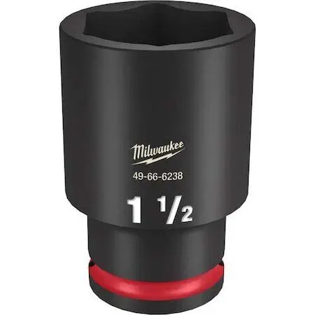 

Milwaukee Tool 49-66-6238 1/2" Drive Deep Impact Socket 1 1/2 In Size, Deep 45242581849