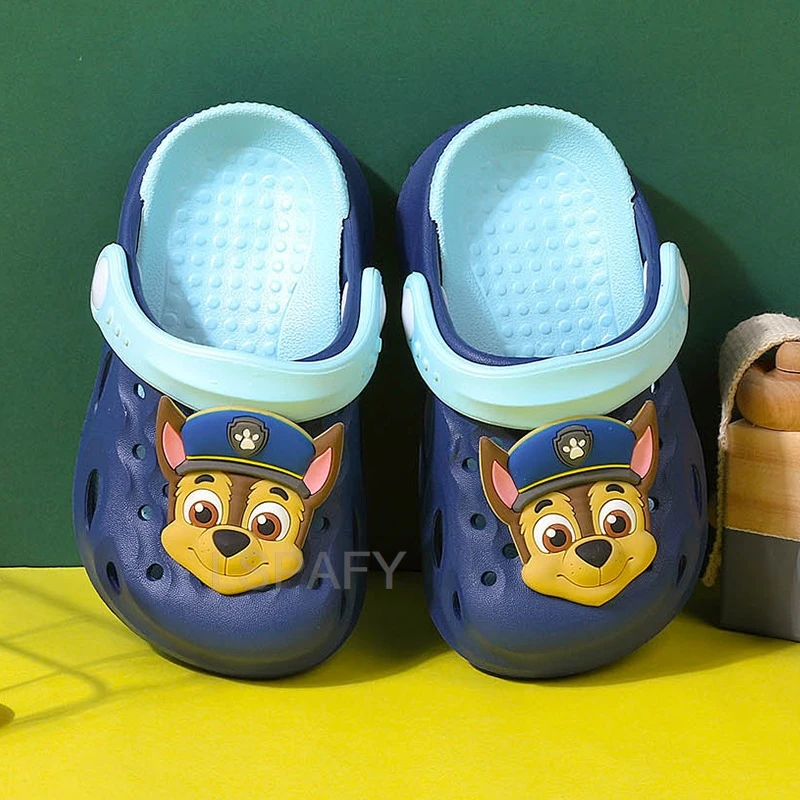 PAW PATROL Chase Skye Boys Girls Hole Cosplay Shoes estate pantofole per bambini borsa tacco scarpe da spiaggia sandali per la protezione del piede