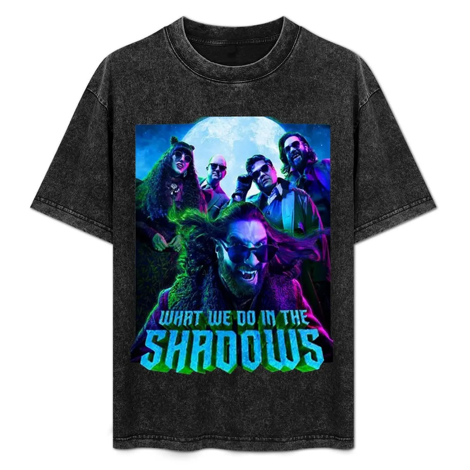 

Футболка WHAT WE DO IN THE SHADOWS, удобная рубашка с короткими рукавами для тренировок