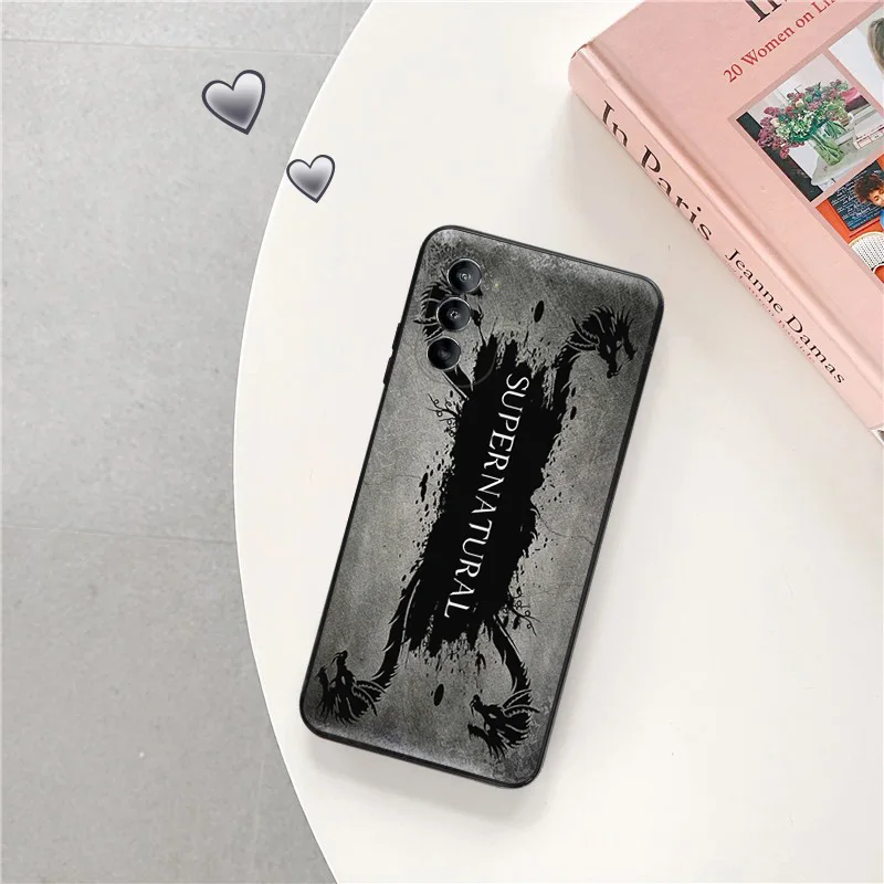 Phone Case For Motorola G71 G73 G72 G53 G52 G32 G22 G60 G51 G50 G31 G30 G9 Power Sam Supernatural Black Soft Protective Cover