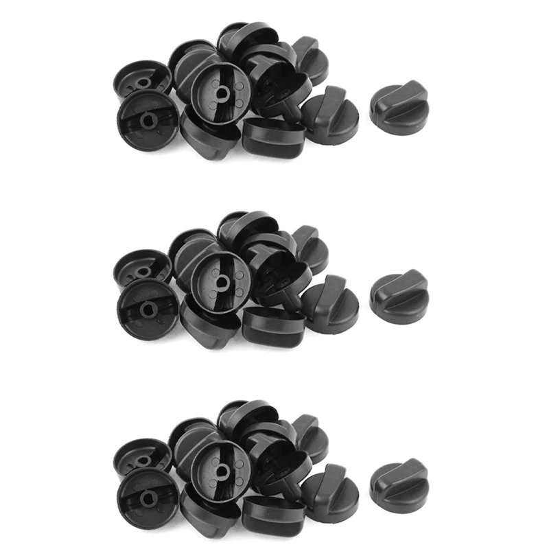 

45 Pcs Stove Gas Stove Plastic 8 Mm Dia Mount Hole Knob