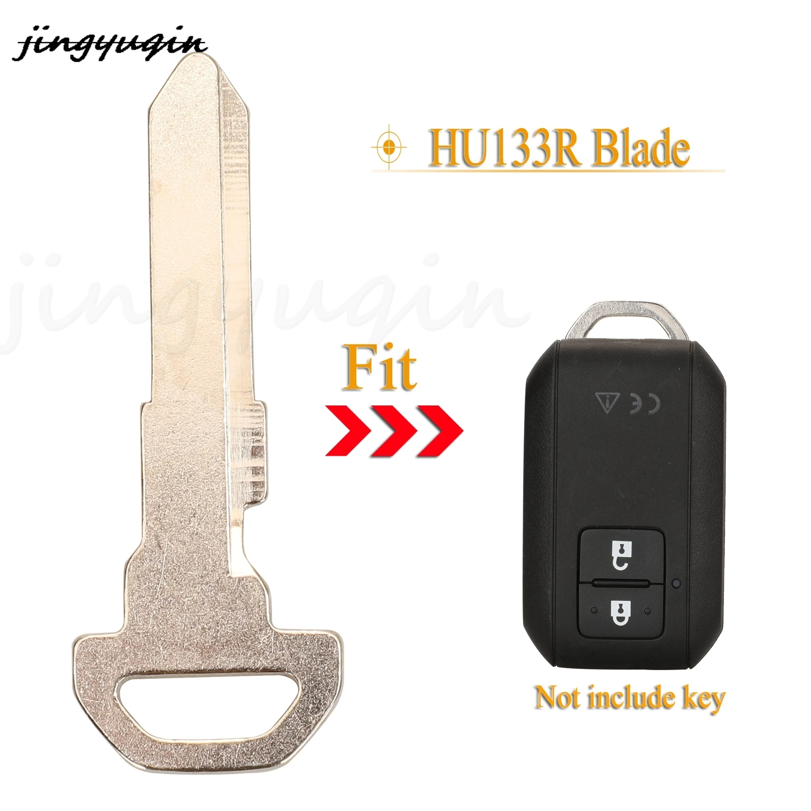 jingyuqin  Replacement Remote Smart Car Key Blade For Suzuki Swift 2017 With HU133R Blade