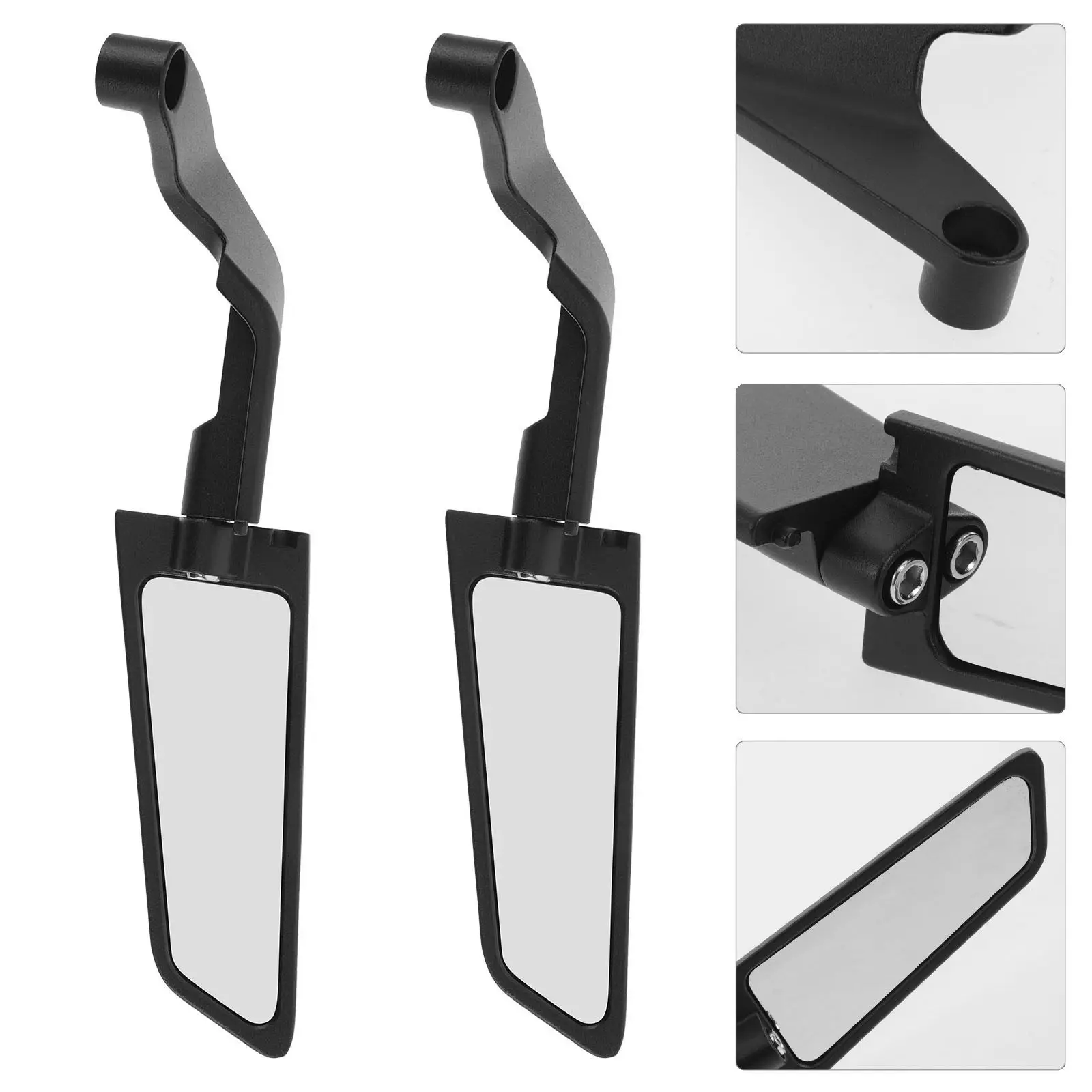 

Universal Motorcycle Mirrors High Definition Reflective Aluminum Alloy Foldable Rear View Mirror For