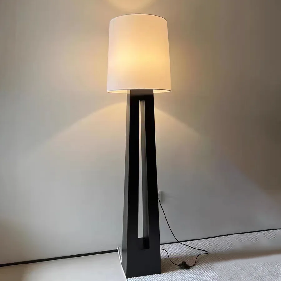 Villa studie verticale lamp Nieuwe Chinese eenvoudige vloerlamp