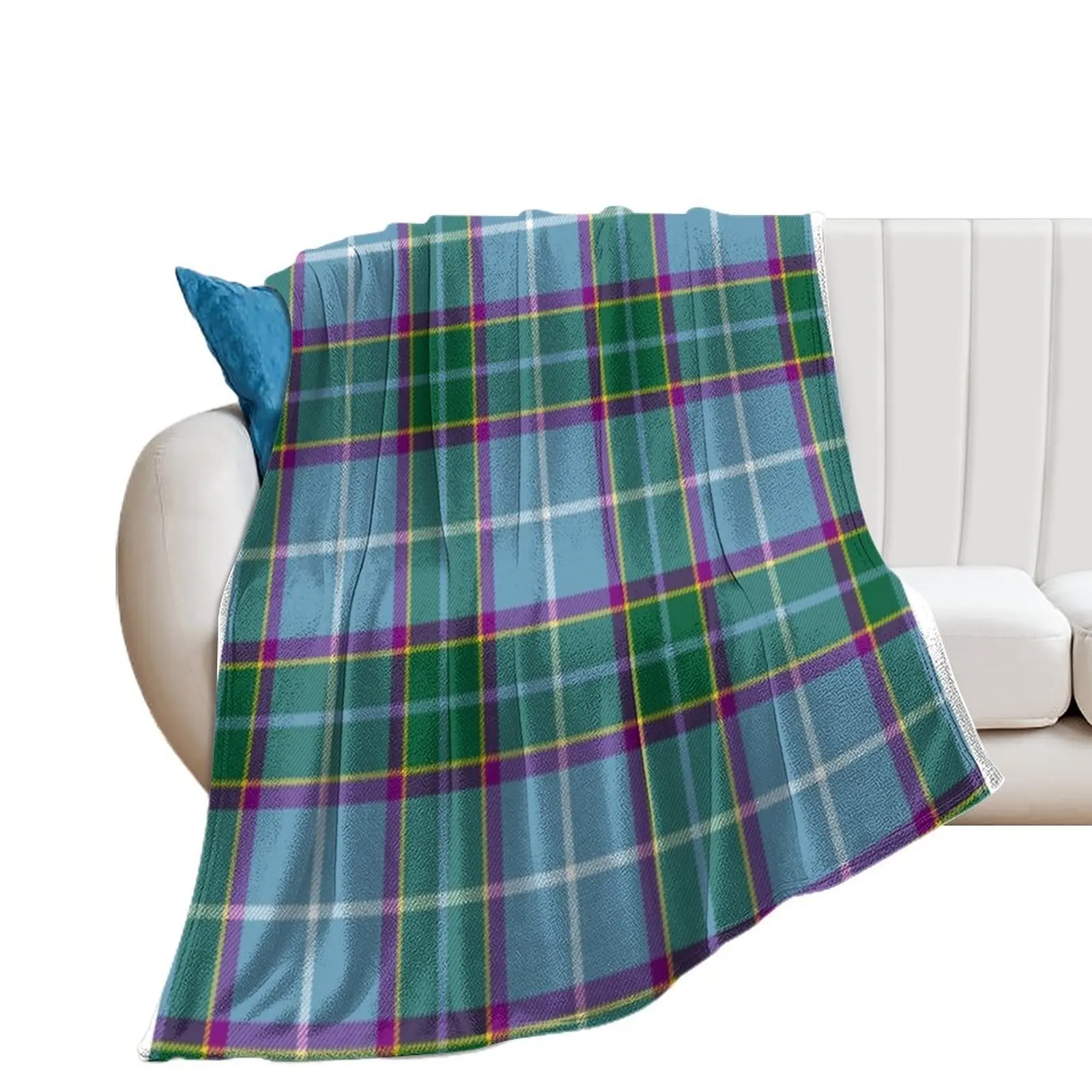 

Manx Tartan Throw Blanket Extra Large Throw Decorative Sofa Designers Blankets