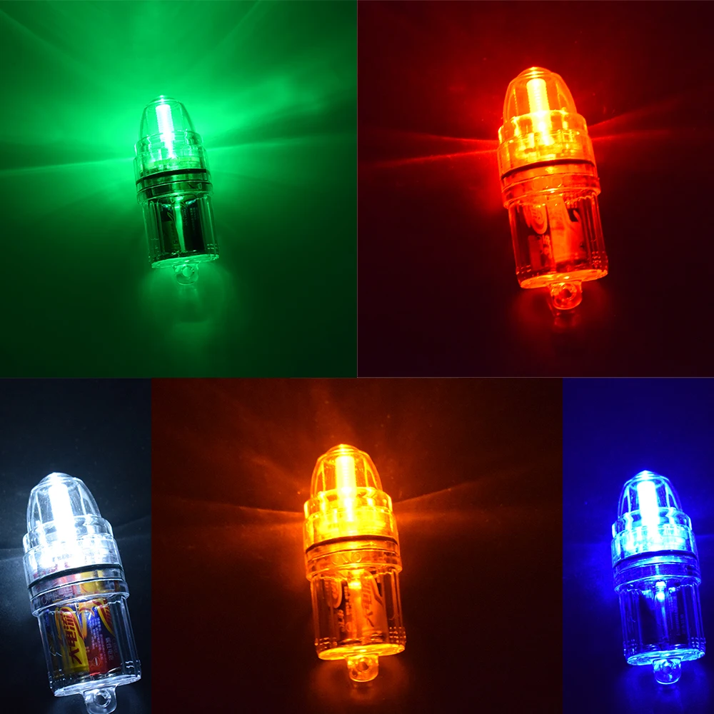 Luz LED subacuática para pesca nocturna intermitente y alta presión