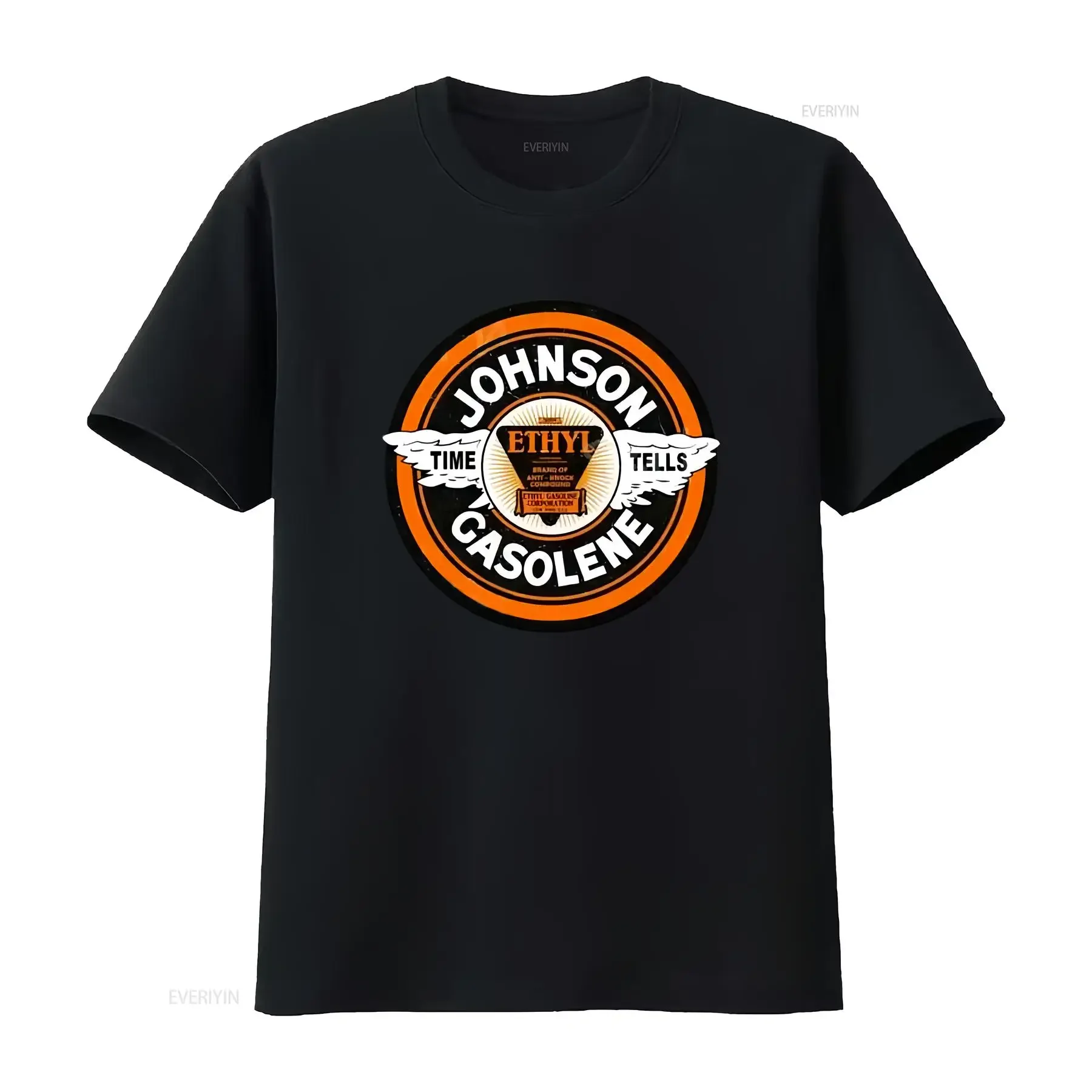 Johnson Motor Oil Retro Sign Logo T Shirt Funny Size S to 5XL vintage Washed Stretched Breathable streetwear Unisex Casual
