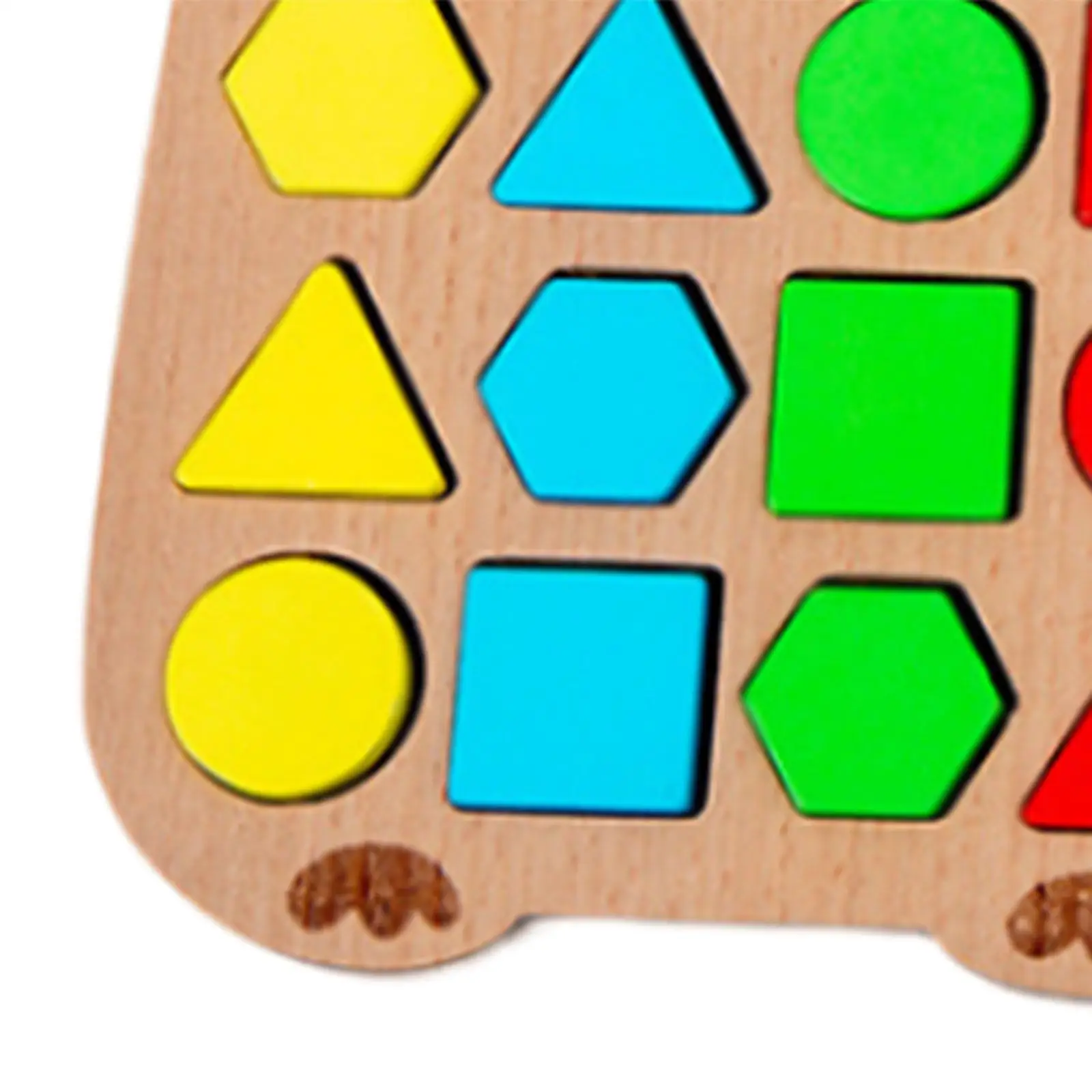 Shape Quick Matching Board, interaktives Kampfspiel aus Holz, Shape Matching Game, Color Learning Board Game