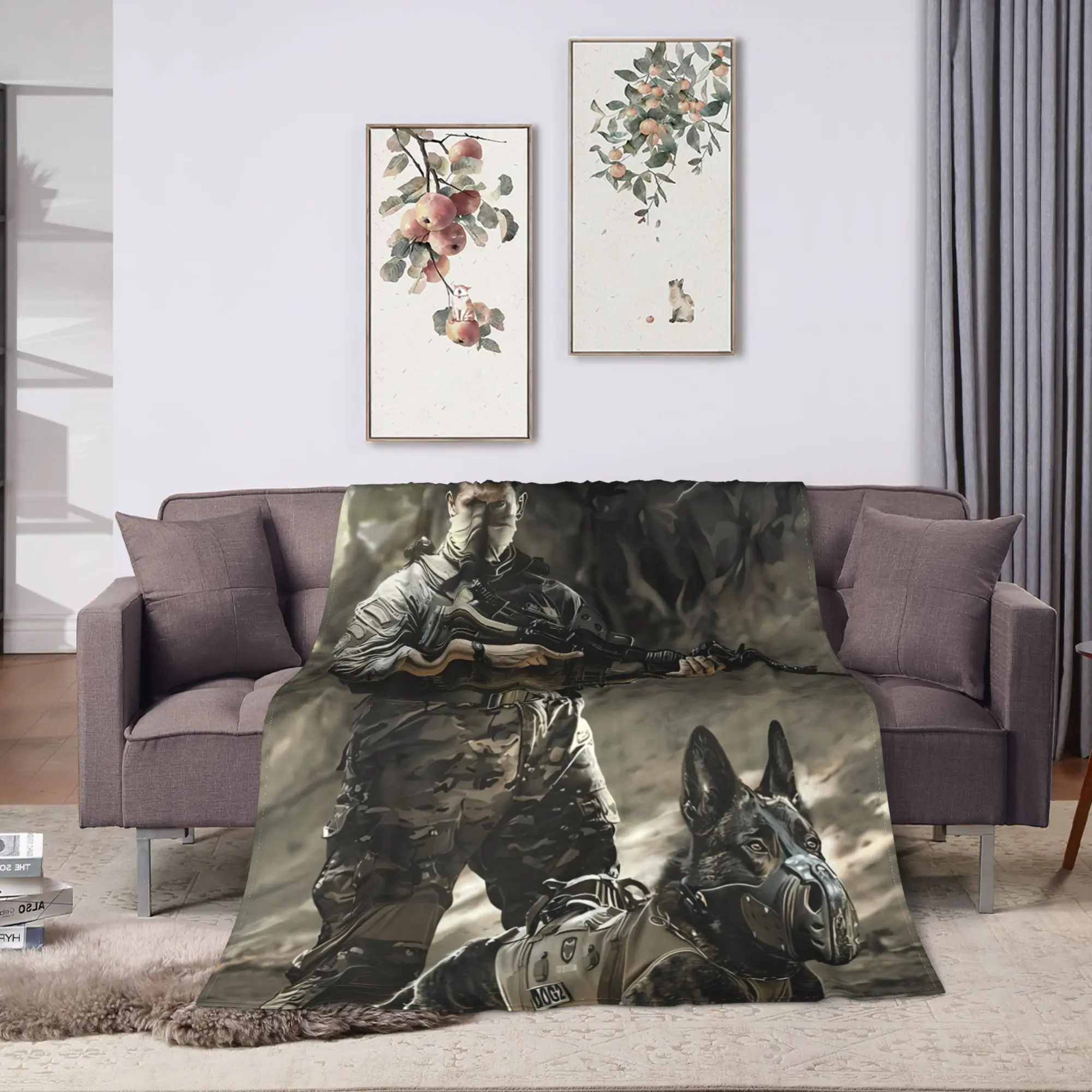 ساحة المعركة 6 بطانية قطيفة صبي فتاة لعبة اطلاق النار 2042 الفانيلا رمي بطانية لغرفة المعيشة الدافئة لينة المفرش هدية #2