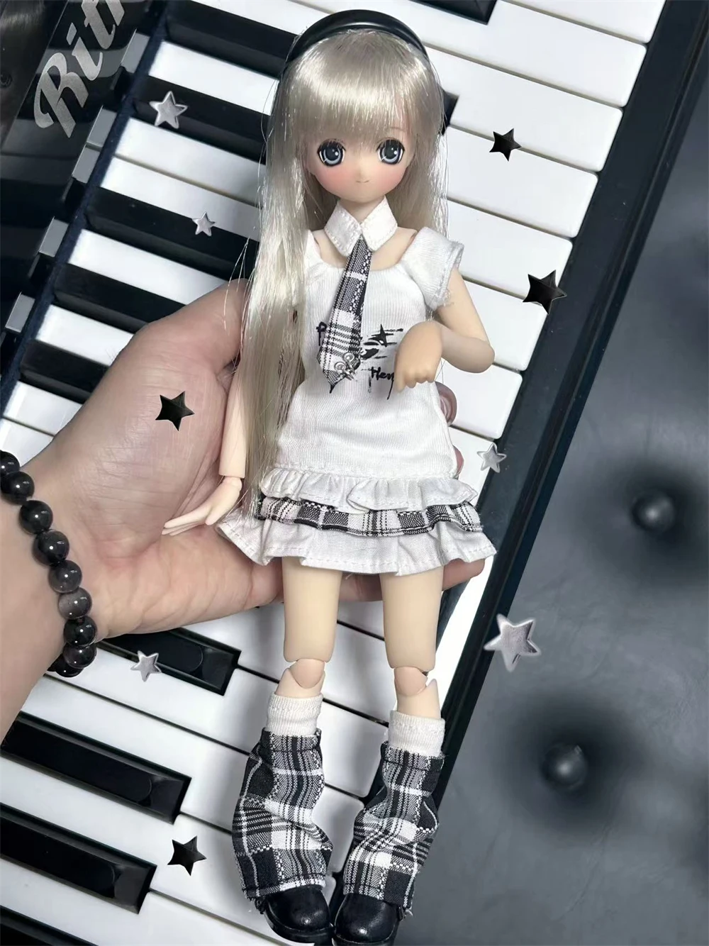 OB22, OB24, 아존 사이즈에 적합한 BJD 인형 옷, 리틀 아이돌 옷 세트, 인형 액세서리 (3점)