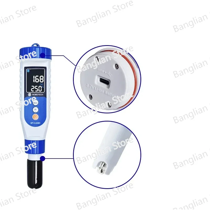 Pen Type Dissolved Ozone Meter Portable Residual Chlorine Detector Ozone Detector Water Dissolved