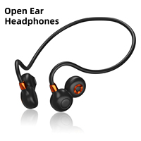 ortizan open Ear Headphones, Wireless Air Conduction Headphones Sport Earbuds, Premium Sound, Clear Call