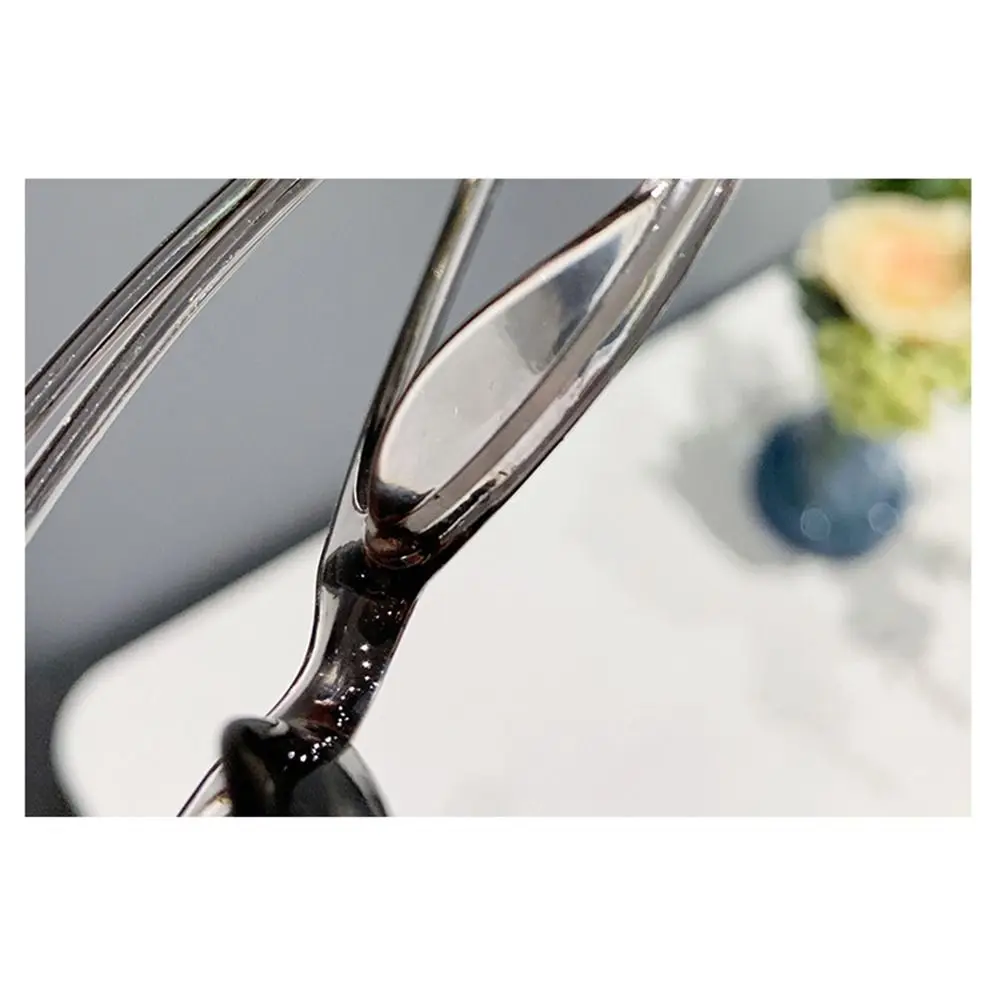 

Прозрачные очки для ухода за зрением, анти-УФ-синие лучи, круглые компьютерные очки в большой оправе, леопардовые женские очки