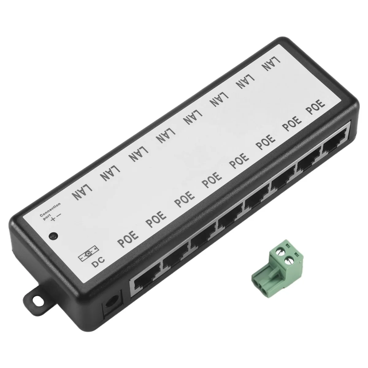 

8 Ports Poe Injector Poe Splitter for Cctv Network Poe Camera Power Over Ethernet Ieee802.3Af