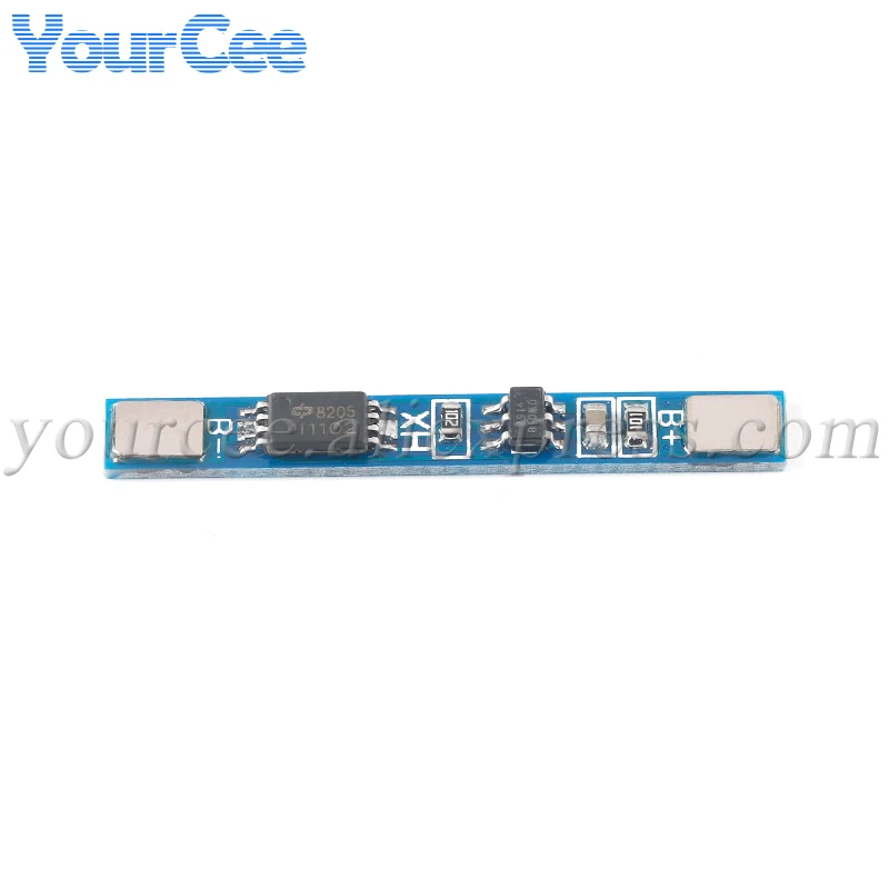 20szt/1szt 1S 3.7V 2A li-ion BMS PCM Single MOS 18650 Battery Protection Board PCB Module for 18650 Lithium ion li Battery Cell — zdjęcie 4