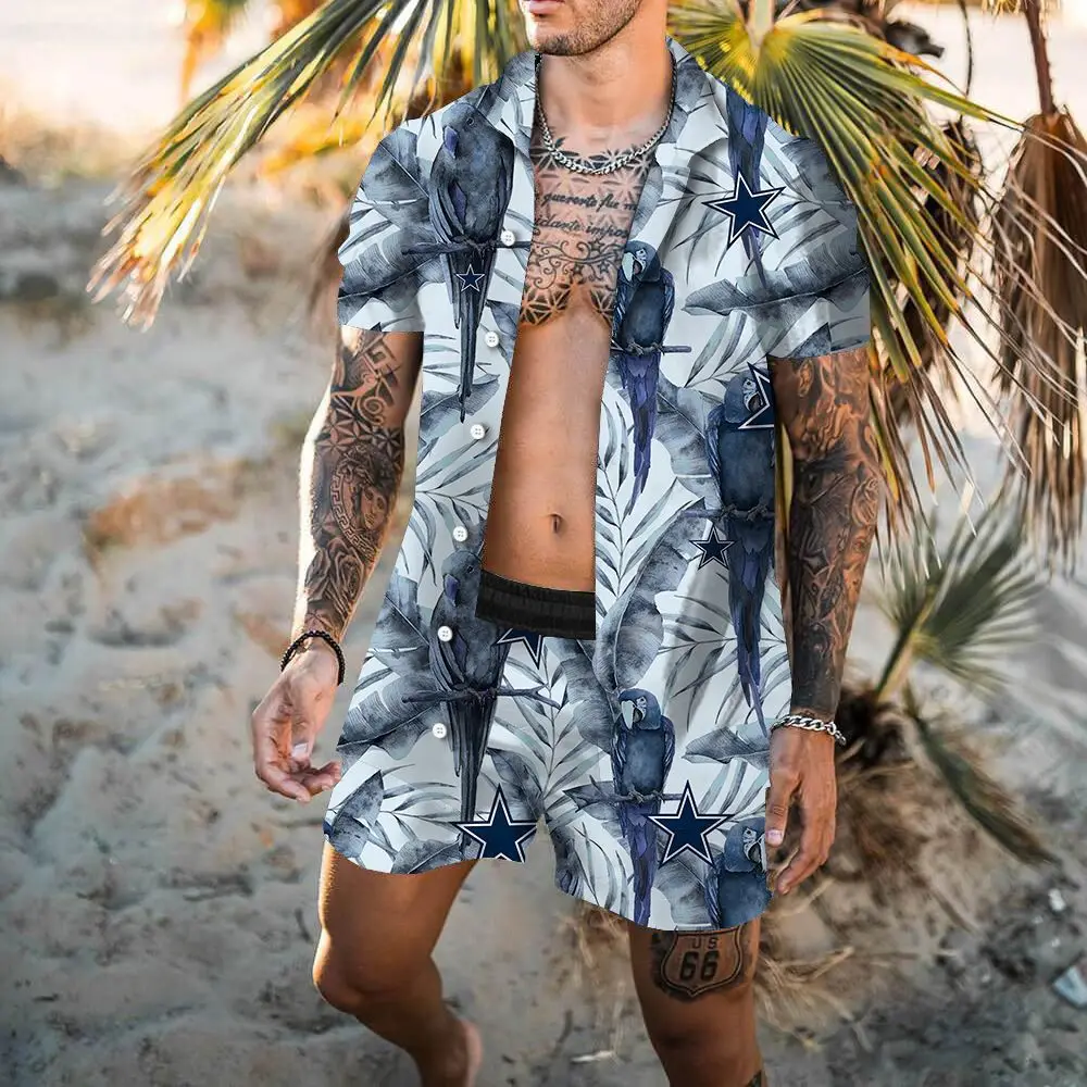 Fashion Hawaii Beach Style 3D Print Men Shirt Sets Short Sleeve Shirt Oversized Casual Beach Shorts Streetwear Suits Clothes