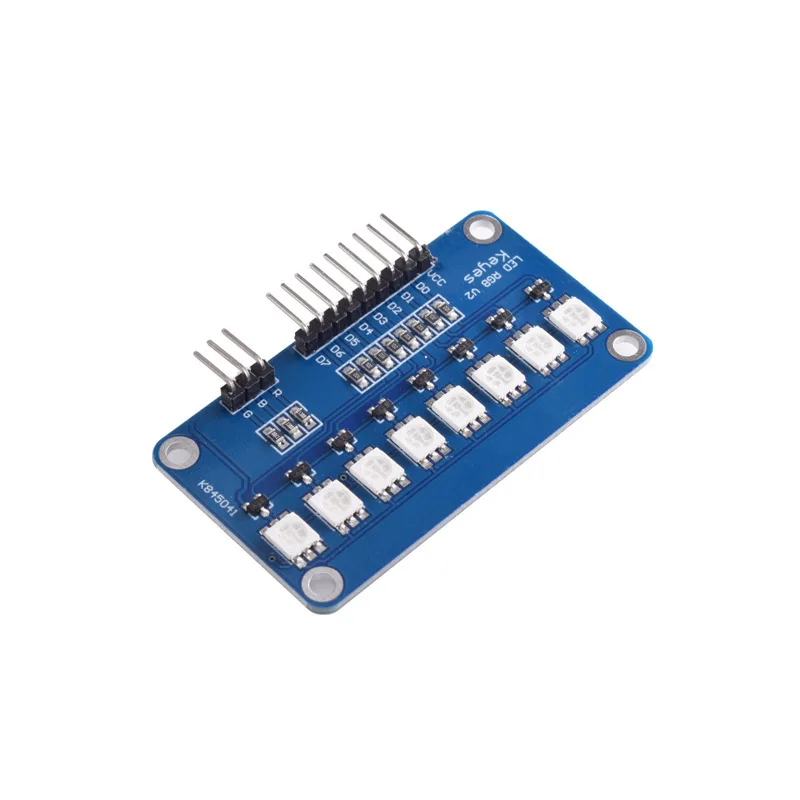 5050 RGBFull ColorLED Módulo de lámpara de flujo/microcontrolador de un solo chip Placa de desarrollo de luz de flujo