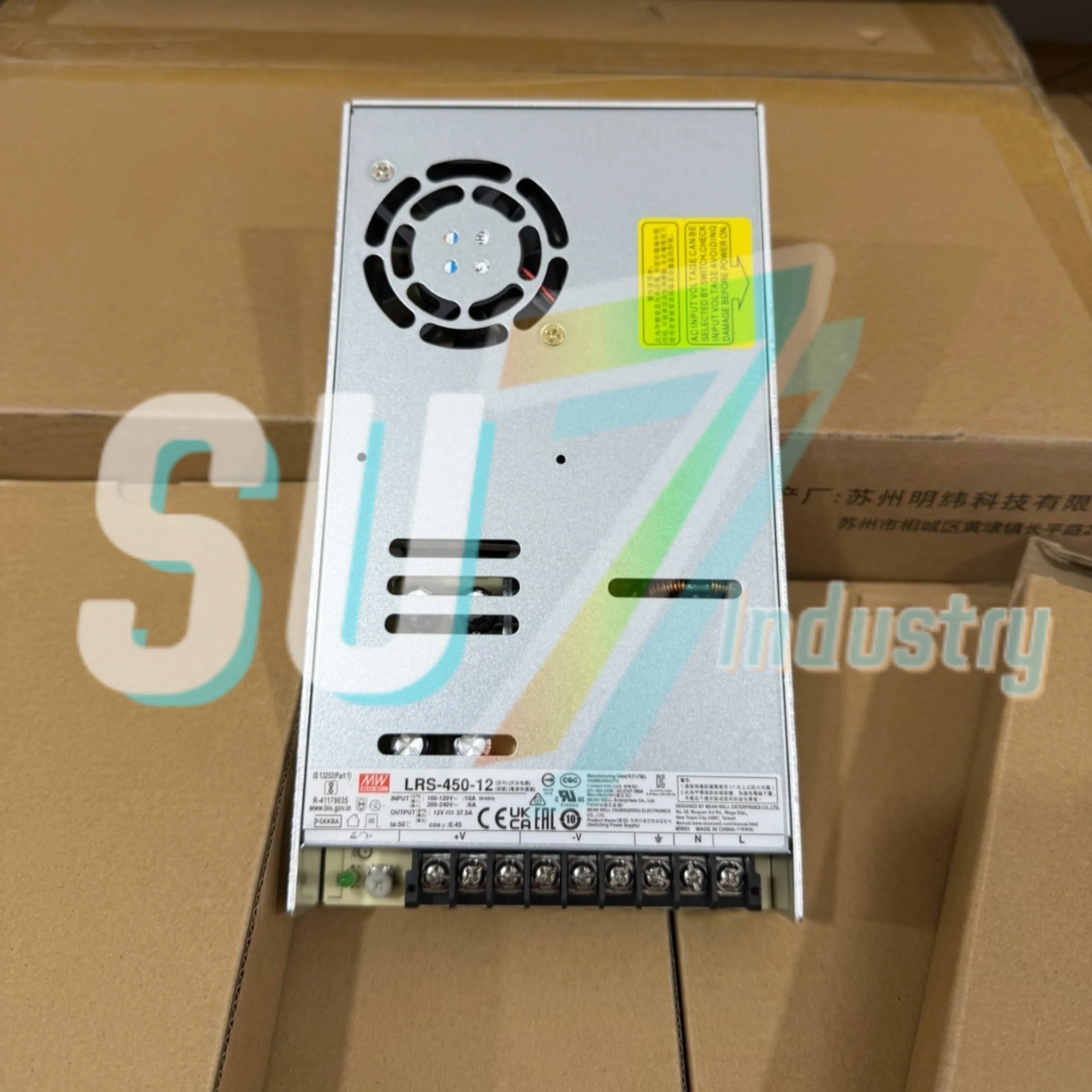 

Mean Well LRS-450-12 LRS-450-24 LRS-450-48 Switch Power Supply New In Box