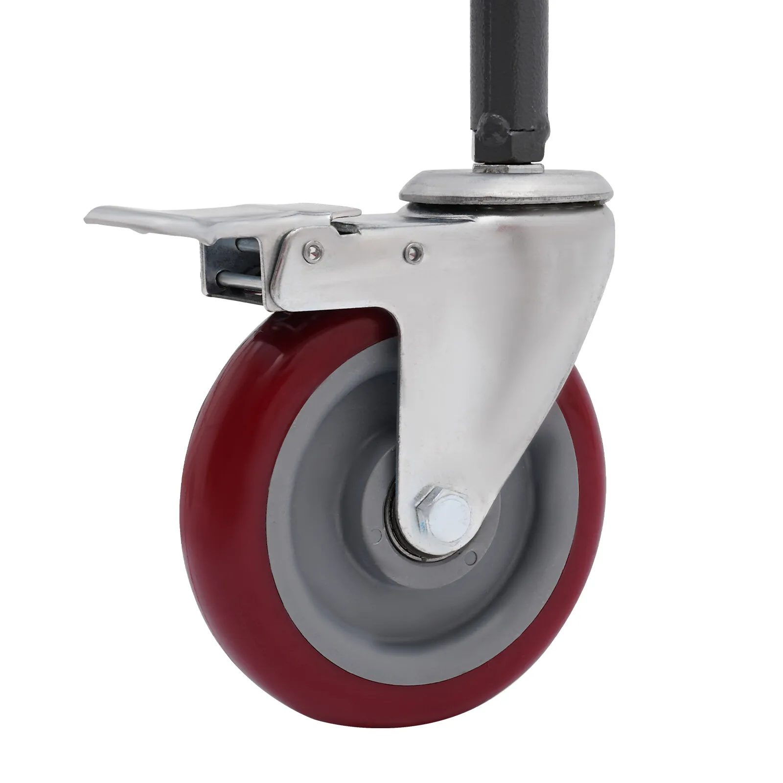 頑丈なスチールワイヤー製ランドリーカート（ホイール付き）-業務用ローリングバスケット、ホテル病院用折りたたみ式ユーティリティカート