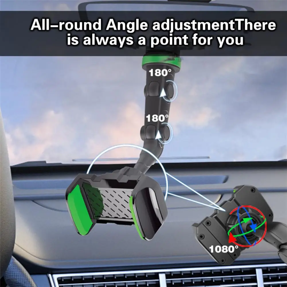 Sturdy Car Phone Holder  Height Adjustment Easy to Install Car Cellphone Holder  Auto Smartphone Mount Support Bracket